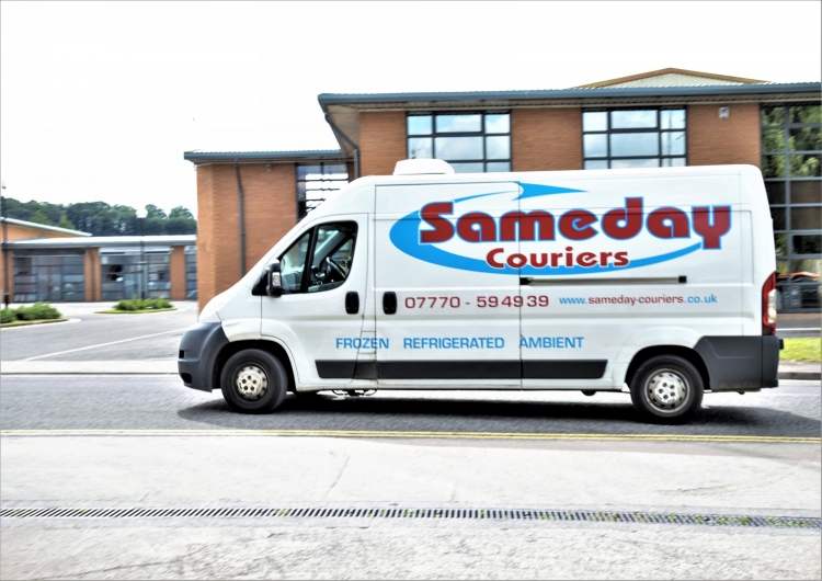 Our Refrigerated Courier Services Are Ideal For: Image of Sameday Courier Refrigerated Transit Van