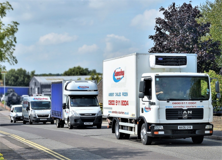 Areas We Cover Around Peterborough Image of Same Day Courier Vehicles