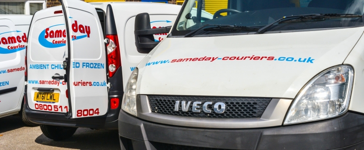 Areas We Cover Around Yeovil Image of Same Day Courier Vehicles