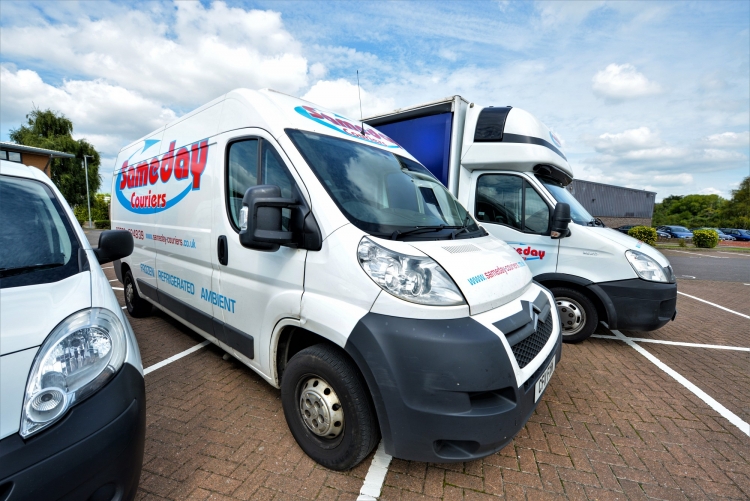 Ideal for Schools, Colleges & Universities Image of Sameday Courier Vehicles