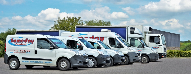 Keeping Your Production Moving Image of Sameday Courier Vehicles