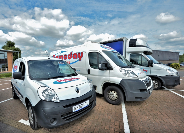 Secure Transport for Sensitive IT Equipment Image of Sameday Courier Vehicles