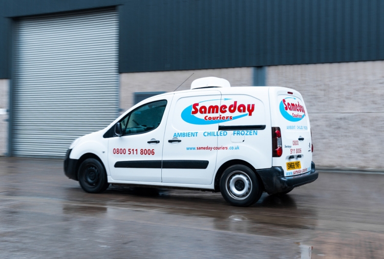 Image of Sameday Couriers Refrigerated Van